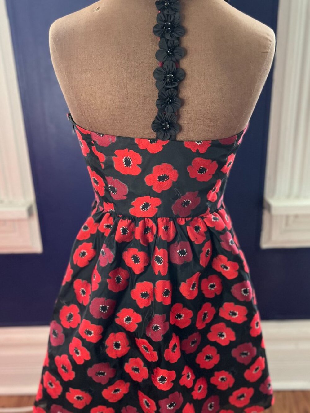 Kate Spade Poppy Jacquard Dress Circa 2017 - Picture 2 of 6